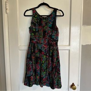 The Perfect Holiday Dress - Madewell (Broadway & Broome) Silk Pleated dress